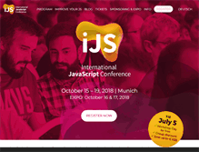 Tablet Screenshot of javascript-conference.com